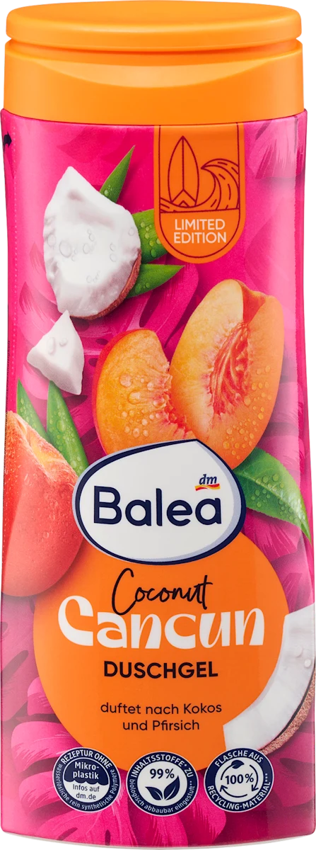 Balea Gel Douche Coconut Cancun 300 ml : Évasion Tropicale & Parfum Exotique