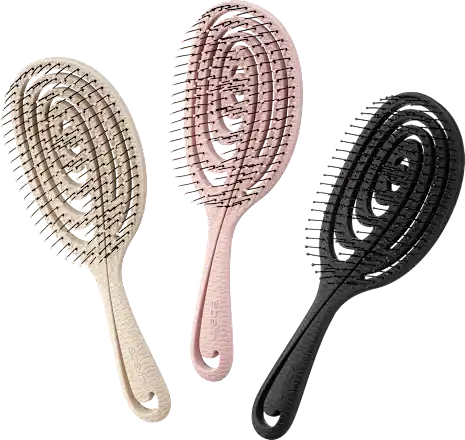 Brosse Démêlante Spirale ebelin – Douceur et Éco-Responsabilité pour Vos Cheveux